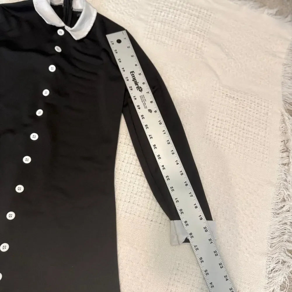 Spirit Wednesday Addams child large Halloween costume dress A3 2974
